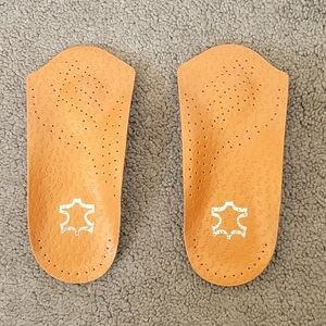 Leather arch support orthotics